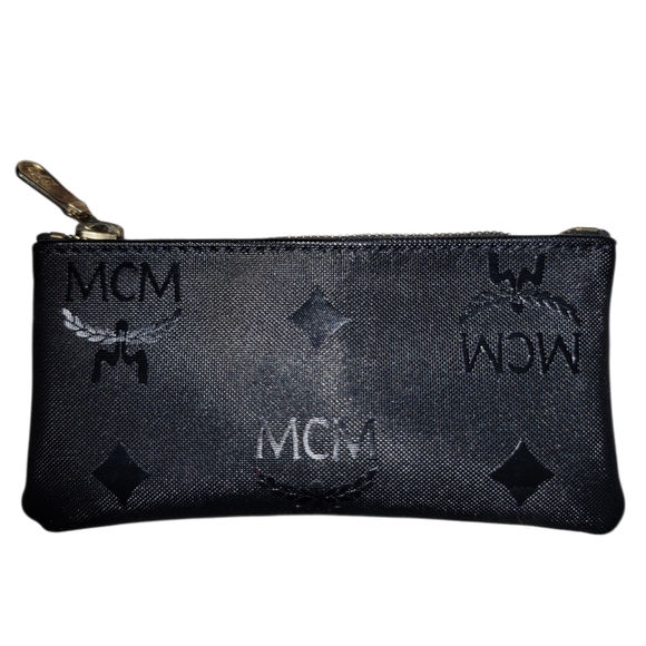 🖤 MCM Black Monogram Coin Purse 👛